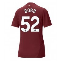 Camiseta Manchester City Oscar Bobb #52 Tercera Equipación Replica 2024-25 para mujer mangas cortas